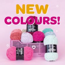 Scheepjes Little Darling Chenille Garn — 20 neue Farben darunter Rosa, Bordeauxrot, Mint und Pastelltöne