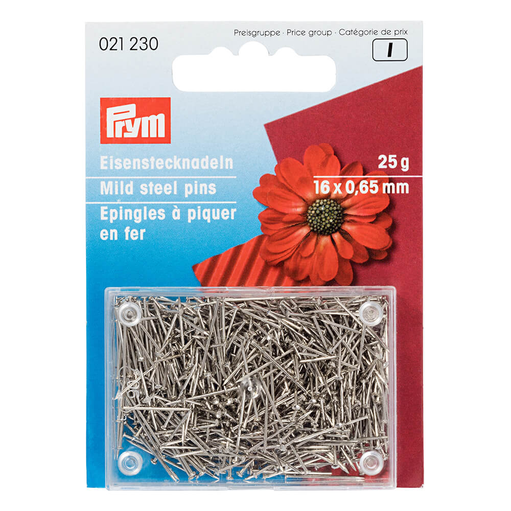 Prym Kopspelden ijzer 0.65x16mm zilver - 5st
