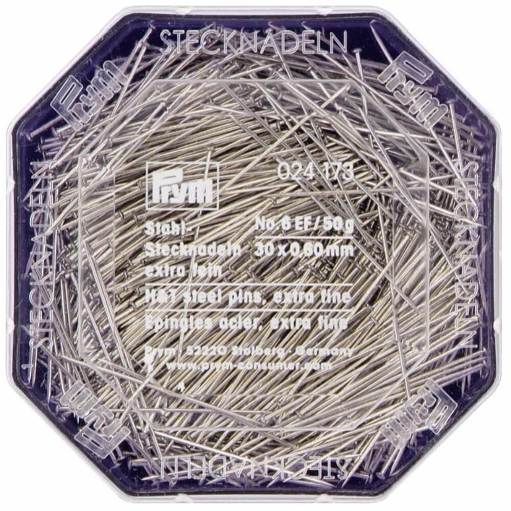 Prym Kopspelden staal 0.60x30mm zilver - 10st