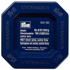 Prym Pins steel 0.60x30mm silver - 2pcs