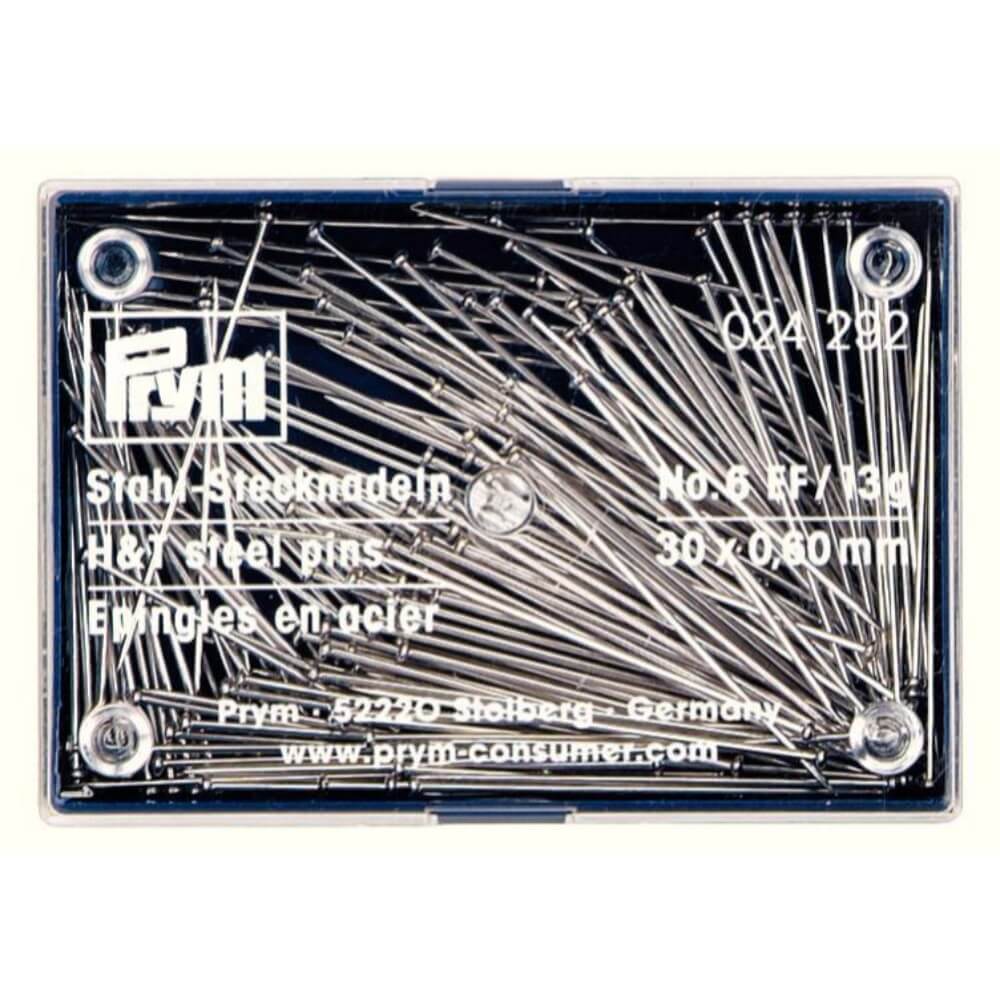 Prym Spelden staal 0.60x30mm zilver - 10st