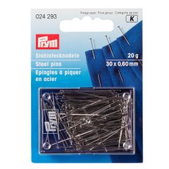 Prym Pins steel 0.60x30mm silver - 5pcs