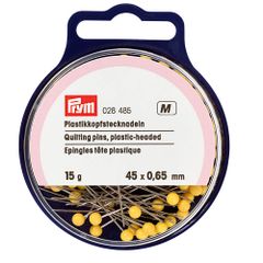 Prym Kopspelden staal gehard 0.65x45mm geel - 10st