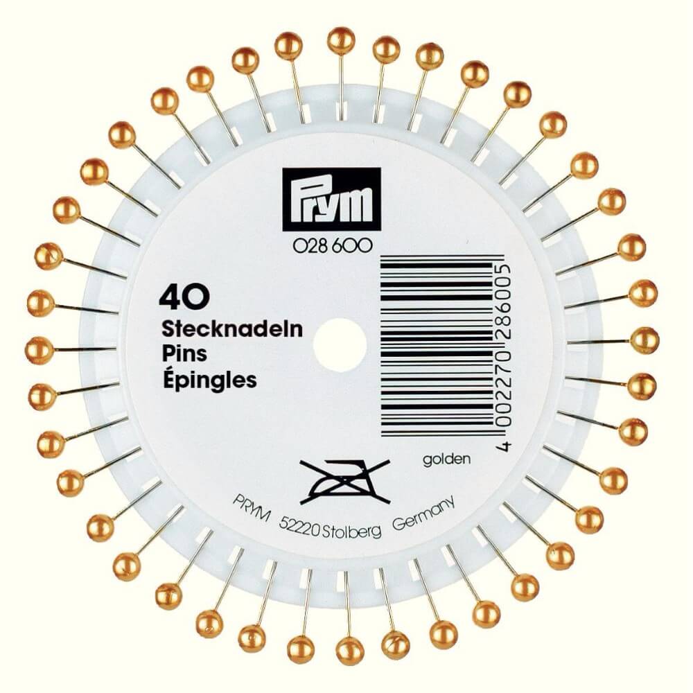 Prym Parelkopspelden staal 0.58x40mm - 5-20st
