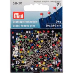 Prym Glaskopspelden 0.60x30mm zilver - 5st