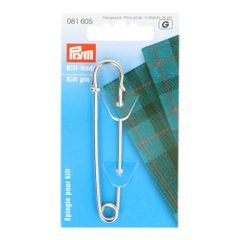 Prym Kiltspelden 76mm zilver - 5st