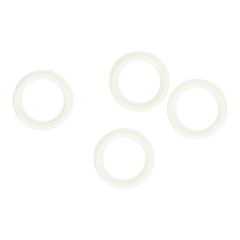 Plastikring 6mm - 100Stk - weiß