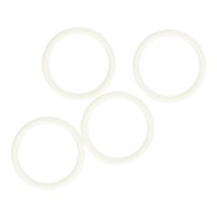 Ring plastic 12mm - 100 pcs - white