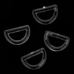 D-ringen 8mm - 100st - Transparant