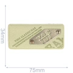 Label Top 75x34mm grün - 5Stk