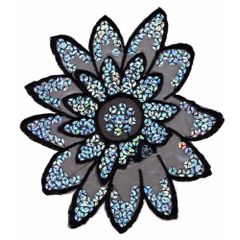 Iron-on patch with sequins - 5pcs