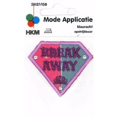 Iron-on patches BREAK AWAY - 5pcs