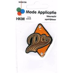 Iron-on patch DO triangle - 5pcs