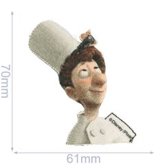 HKM Iron-on patch Ratatouille 61x70mm - 5pcs