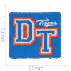 Iron-on patches DT Tigers - 5pcs