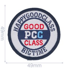 Iron-on patches GOOD PCC CLASS - 5pcs