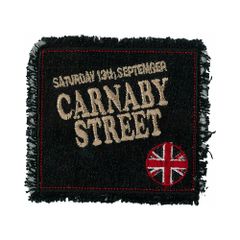 Iron-on patch carnaby street - 5pcs