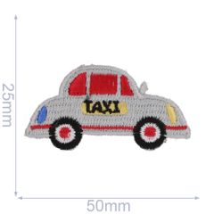 HKM Applicatie taxi 50x25mm wit - 5st