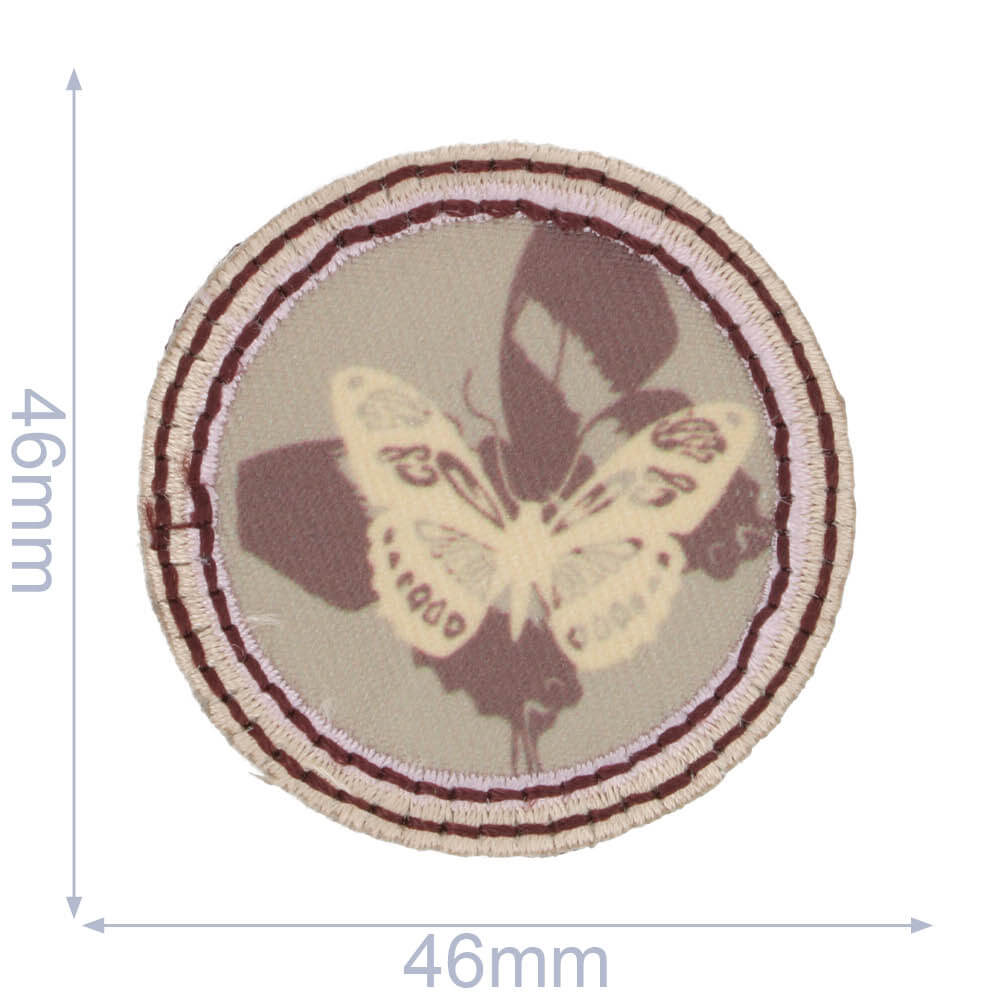 Applicatie Cirkel met vlinder - 5st