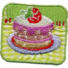 Iron-on patches Pie - 5pcs