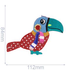 HKM Applikation Vogel - 5Stk