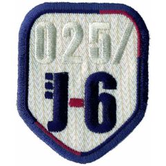 Iron-on patch arms J-6 with rim - 5pcs