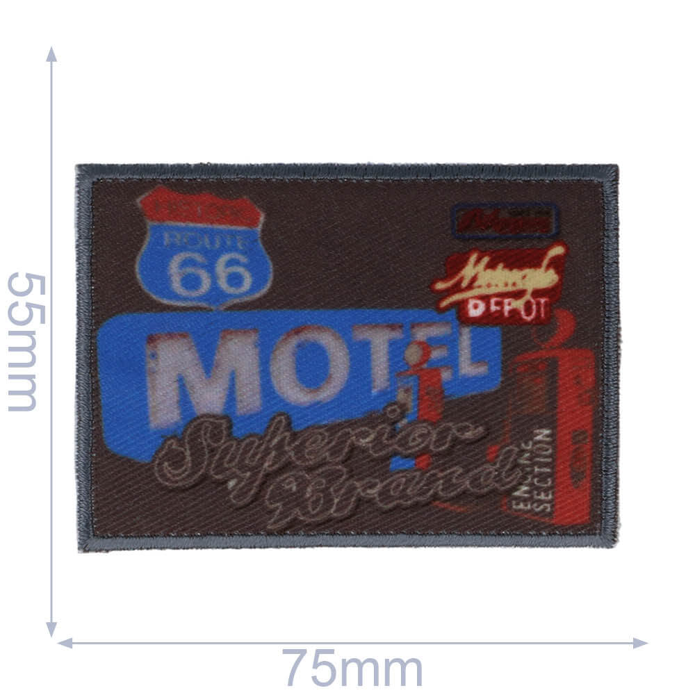 HKM Applicatie 66 motel 75x55mm - 5st
