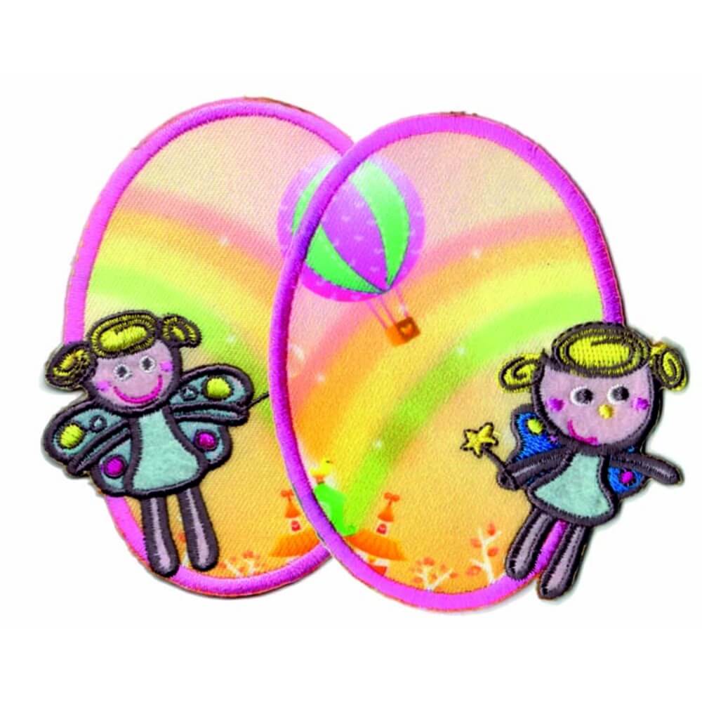 Applicatie Kniestukken met feetjes 2 stuks - 5 sets