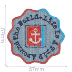 Iron-on patches Life is a Trip... - 5pcs