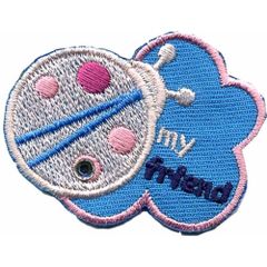 Applicatie Lieveheersbeestje roze My Friend - 5st