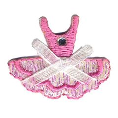 Iron-on patches Ballerina dress small - 5pcs