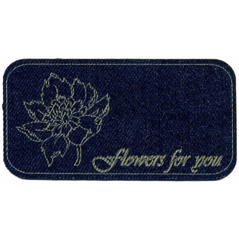 Iron-on patches Flowers for you jeans lasered - 5pcs