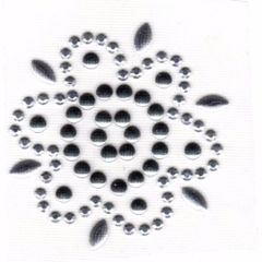 Iron-on patch rhinestones - 5pcs