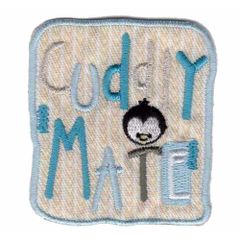 Iron-on patches Cuddly Mate with Penguin - 5pcs
