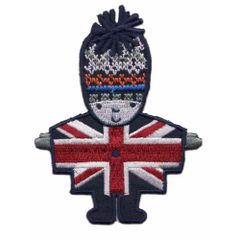 Iron-on patch London guard - 5pcs
