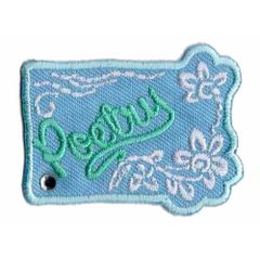 Iron-on patch poetry - 5pcs