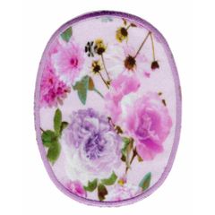 Iron-on Knee patches rose print set - 5pcs