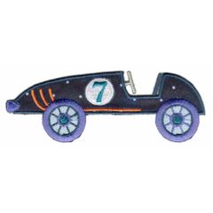 HKM Applikation Rennwagen 119x40mm - 5Stk