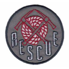 Iron-on patch rescue botton - 5pcs