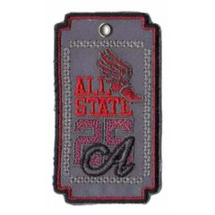 Iron-on patch reflective all state - 5pcs
