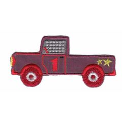 Applicatie Reflectie auto rood met gele ster- 5st