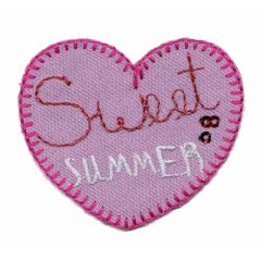 Applicatie Hart sweet summer - 5st