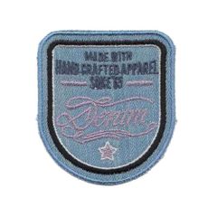 Applikation Denim helle Jeans - 5Stk