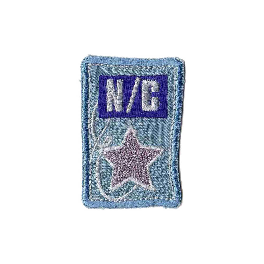 Iron-on patch denim N-C star - 5pcs