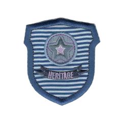 Applicatie Schild Heritage gestreept - 5st