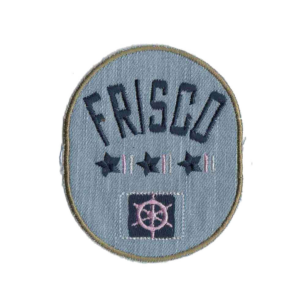 Applicatie frisco button roze - 5st