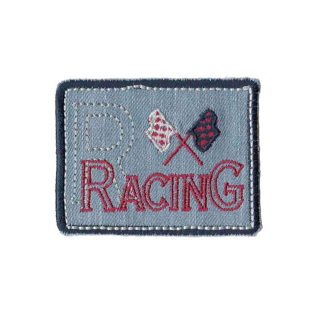 Applicatie Racing blauw - 5st
