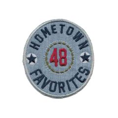 Iron-on patch hometown favourites - 5pcs