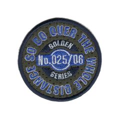 Iron-on patches arms heroes with blue - 5pcs