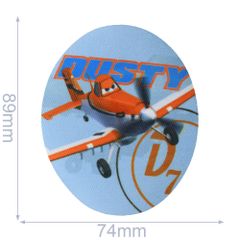 Applikationen Disney Oval Planes Sortiment 2Stk - 6 Sets